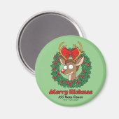 Rick und Morty | Reindeer Morty Merry Rickmas Magnet (Vorderseite/Rückseite)