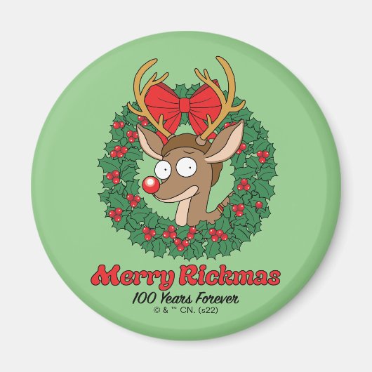 Rick und Morty | Reindeer Morty Merry Rickmas Magnet (Vorne)