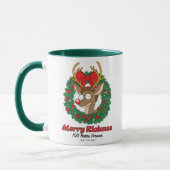 Rick und Morty | Reindeer Morty Merry Rickmas Tasse (Links)