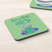 RICK UND MORTY™ | Rettung des Portals Getränkeuntersetzer (Linke Seite)