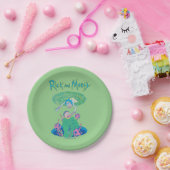 RICK UND MORTY™ | Rettung des Portals Pappteller (Party)