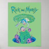 RICK UND MORTY™ | Rettung des Portals Poster (Vorne)