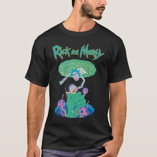 RICK UND MORTY™ | Rettung des Portals T-Shirt (Vorderseite)