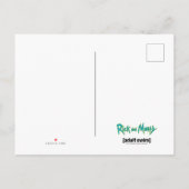 RICK UND MORTY™ | Rick Constellation Pattern Einladungspostkarte (Rückseite)
