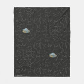 RICK UND MORTY™ | Rick Constellation Pattern Fleecedecke (Vorderseite)