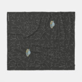 RICK UND MORTY™ | Rick Constellation Pattern Fleecedecke (Vorderseite (Horizontal))