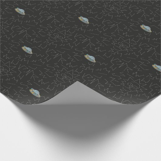 RICK UND MORTY™ | Rick Constellation Pattern Geschenkpapier (Ecke)