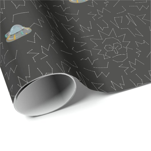 RICK UND MORTY™ | Rick Constellation Pattern Geschenkpapier (Rolleneckpunkt)