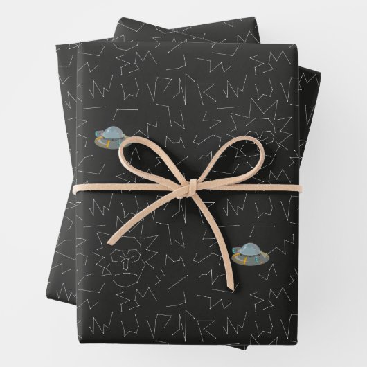 RICK UND MORTY™ | Rick Constellation Pattern Geschenkpapier Set (Beispiel)