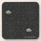 RICK UND MORTY™ | Rick Constellation Pattern Getränkeuntersetzer (Vorderseite)