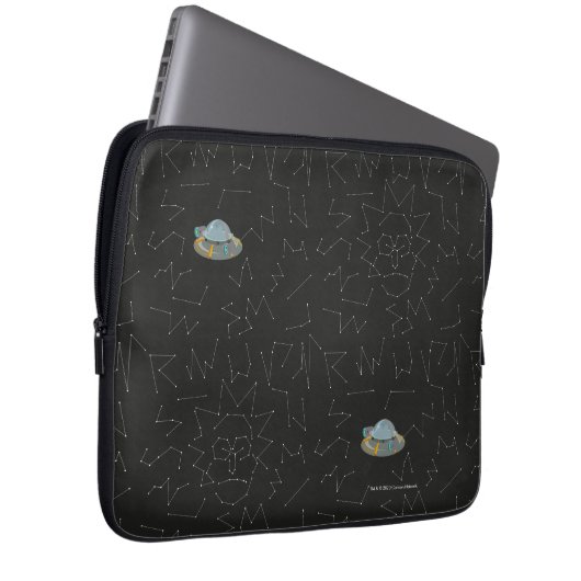 RICK UND MORTY™ | Rick Constellation Pattern Laptopschutzhülle (Vorne Rechts)