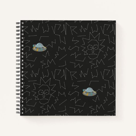 RICK UND MORTY™ | Rick Constellation Pattern Notizblock (Vorderseite)