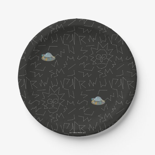 RICK UND MORTY™ | Rick Constellation Pattern Pappteller (Vorderseite)