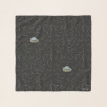 RICK UND MORTY™ | Rick Constellation Pattern Schal<br><div class="desc">Rick's Kopf wird von Sternen in diesen Konstellationen gebildet,  auch mit seinem Raumschiff,  das durch fliegt!</div>