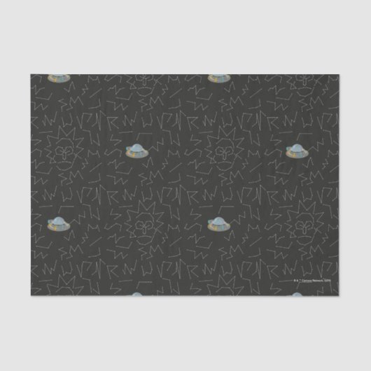 RICK UND MORTY™ | Rick Constellation Pattern Seidenpapier (Vorderseite)