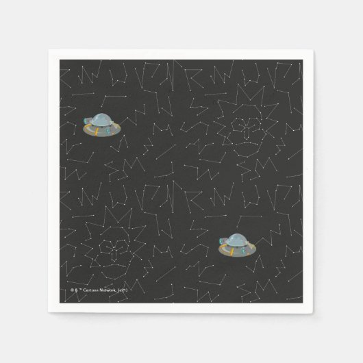 RICK UND MORTY™ | Rick Constellation Pattern Serviette (Vorderseite)