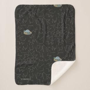 RICK UND MORTY™   Rick Constellation Pattern Sherpadecke