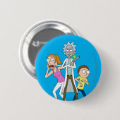 RICK UND MORTY™ | Rick, Morty und Summer Button (Vorne & Hinten)