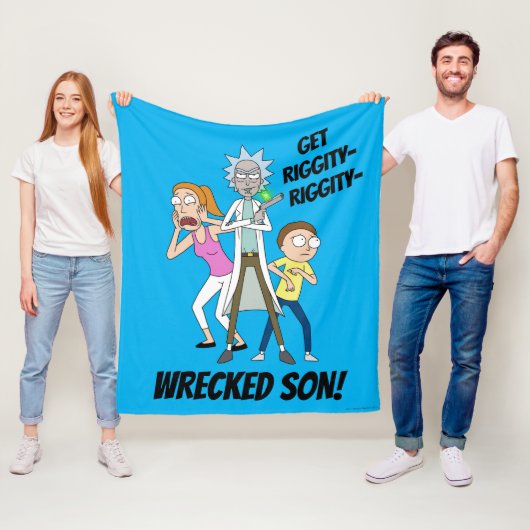 RICK UND MORTY™ | Rick, Morty und Summer Fleecedecke (Beispiel)