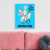 RICK UND MORTY™ | Rick, Morty und Summer Leinwanddruck (Insitu (Wohnzimmer))
