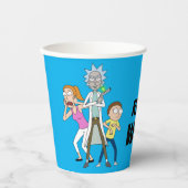 RICK UND MORTY™ | Rick, Morty und Summer Pappbecher (Vorderseite)