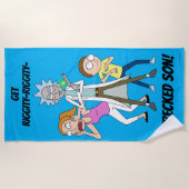 RICK UND MORTY™ | Rick, Morty und Summer Strandtuch (Vorderseite)