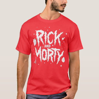 Rick und Morty Rick und morty B&W Raumschiff-Stile T-Shirt