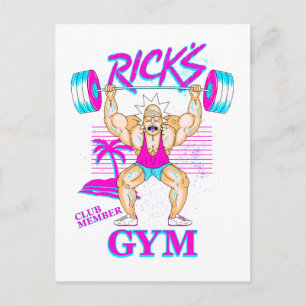 RICK UND MORTY™   Rick's Gym Club Mitglied Einladungspostkarte