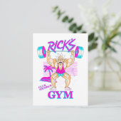 RICK UND MORTY™ | Rick's Gym Club Mitglied Einladungspostkarte (Stehend Vorderseite)