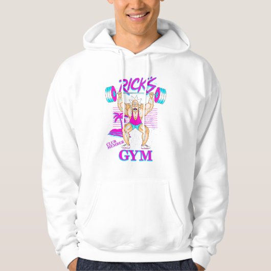 RICK UND MORTY™ | Rick's Gym Club Mitglied Hoodie (Vorderseite)
