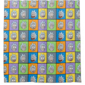 RICK UND MORTY™ | Rick's Moods Duschvorhang (Vorderseite)