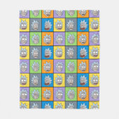 RICK UND MORTY™ | Rick's Moods Fleecedecke (Vorderseite)