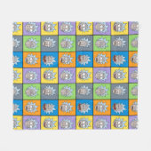 RICK UND MORTY™ | Rick's Moods Fleecedecke (Vorderseite (Horizontal))