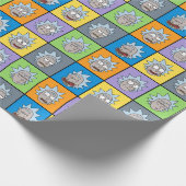RICK UND MORTY™ | Rick's Moods Geschenkpapier (Ecke)