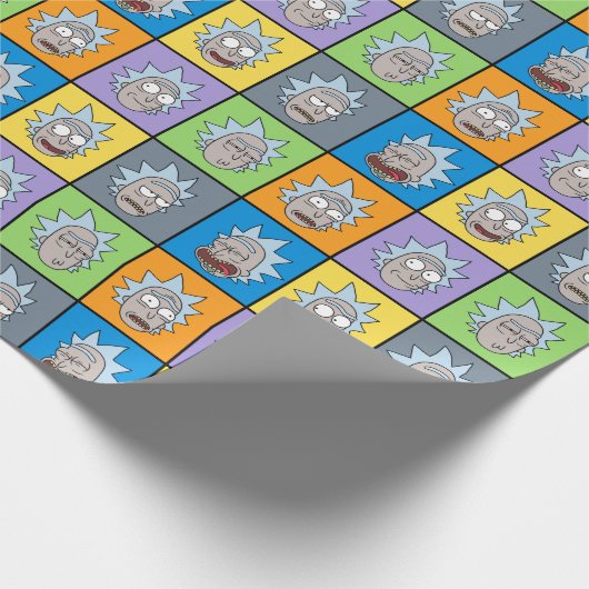 RICK UND MORTY™ | Rick's Moods Geschenkpapier (Ecke)