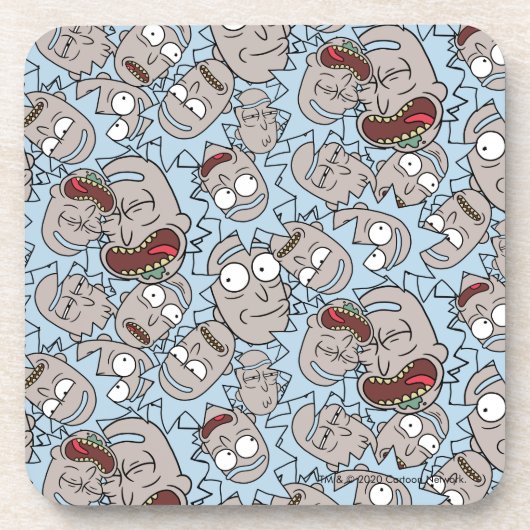 RICK UND MORTY™ | Rick's Moods Getränkeuntersetzer (Vorderseite)