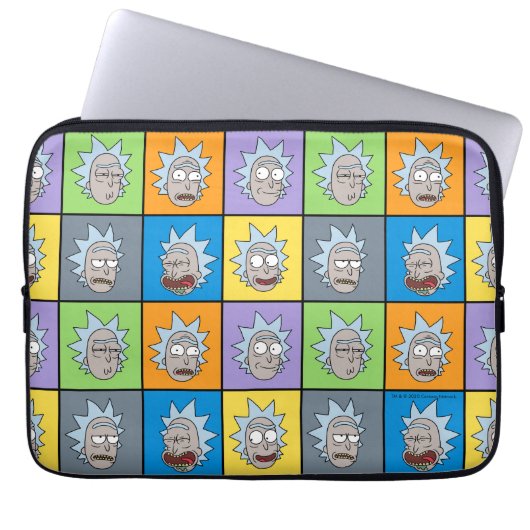 RICK UND MORTY™ | Rick's Moods Laptopschutzhülle (Vorderseite)
