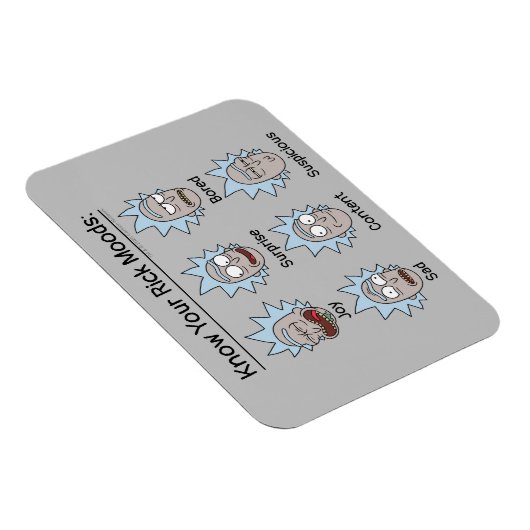 RICK UND MORTY™ | Rick's Moods Magnet (Rechte Seite)