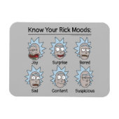 RICK UND MORTY™ | Rick's Moods Magnet (Horizontal)