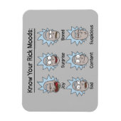 RICK UND MORTY™ | Rick's Moods Magnet (Vertikal)