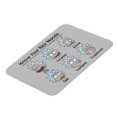 RICK UND MORTY™ | Rick's Moods Magnet (Linke Seite)