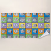 RICK UND MORTY™ | Rick's Moods Strandtuch (Vorderseite)