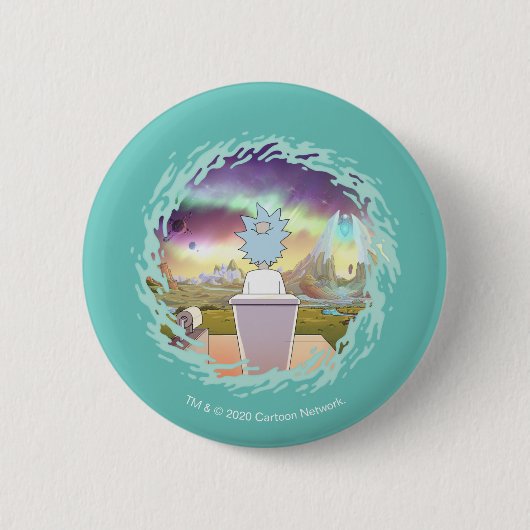 RICK UND MORTY™ | Rick's Private Place Button (Vorderseite)