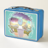 RICK UND MORTY™ | Rick's Private Place Metall Brotdose (Rückseite)