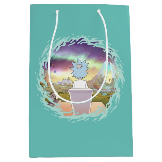 RICK UND MORTY™ | Rick's Private Place Mittlere Geschenktüte (Vorderseite)