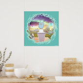 RICK UND MORTY™ | Rick's Private Place Poster (Küche)