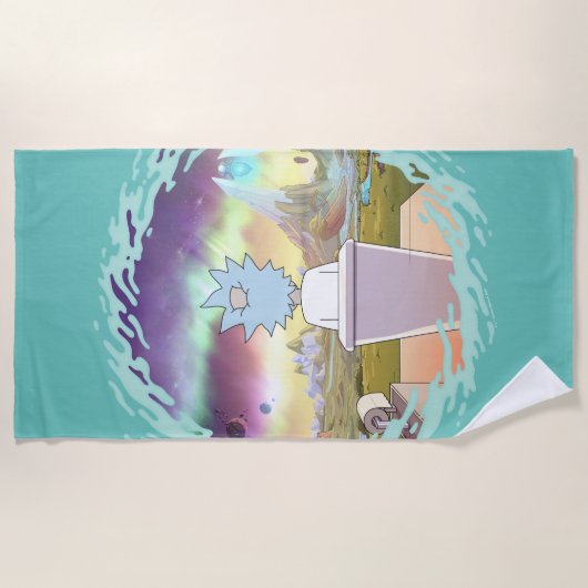 RICK UND MORTY™ | Rick's Private Place Strandtuch (Vorderseite)