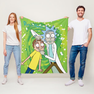 RICK UND MORTY™ Sehen Sie sich das an Fleecedecke