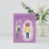 RICK UND MORTY™ | Sie leben mit den Folgen Einladungspostkarte (Stehend Vorderseite)