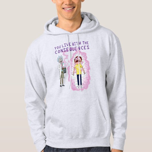 RICK UND MORTY™ | Sie leben mit den Folgen Hoodie (Vorderseite)